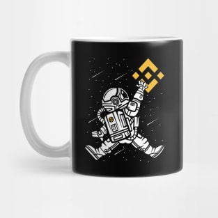 Astronaut Binance BNB Coin To The Moon Crypto Token Cryptocurrency Wallet Birthday Gift For Men Women Kids Mug